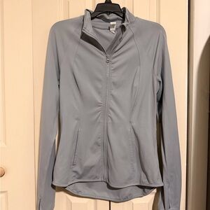 Yogalicious Women's Light Gray Utility Jacket